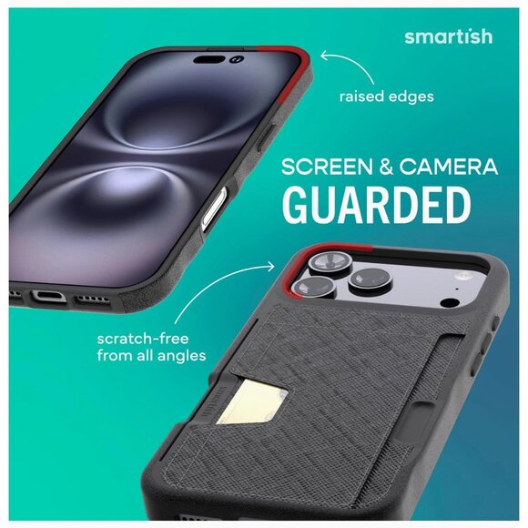 Smartish Wallet Slayer Vol. 2 Case for iPhone 17 Pro Max NEW - Picture 7 of 11